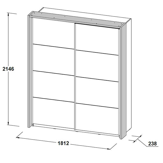 Türrahmen Dreamer 170 Rdnz02b D53