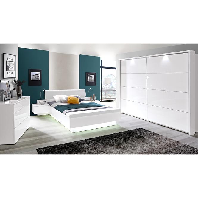 Schrank Starlet White 220cm Weiß