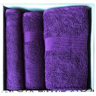 Set 3CZ Handtuch frotte violett (650 GSM)