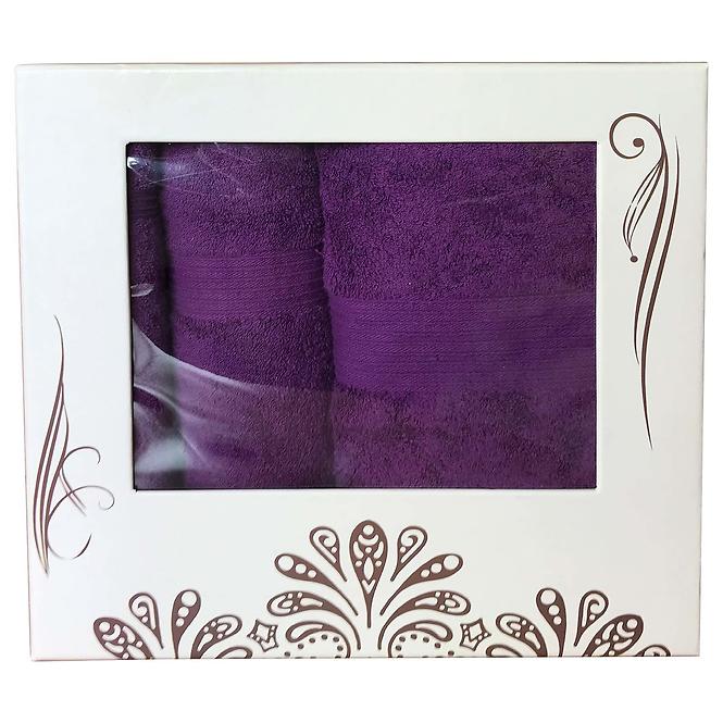 Set 3CZ Handtuch frotte violett (650 GSM)