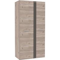 Schrank Locarno 95cm Eiche Nealson / Grau