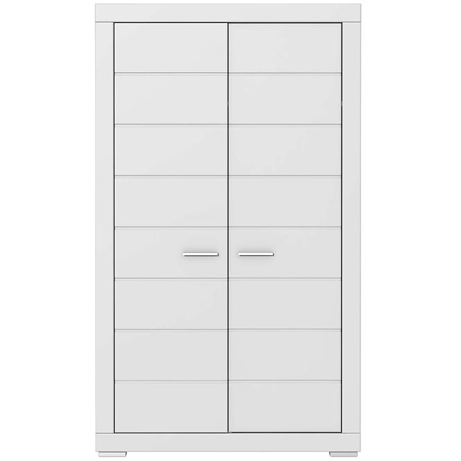 Schrank Snow 2d 116cm Weiße Matte