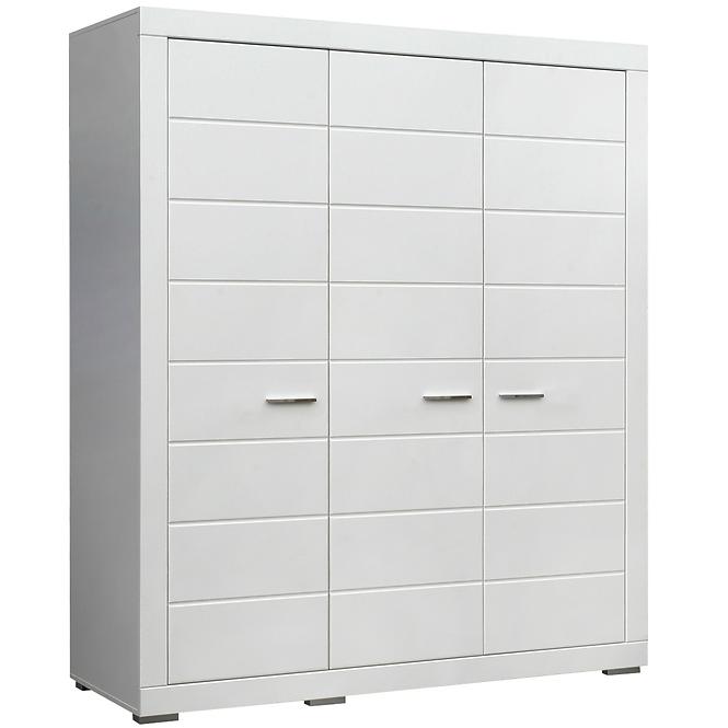 Schrank Snow Szafa 3d 166cm Weiße Matte