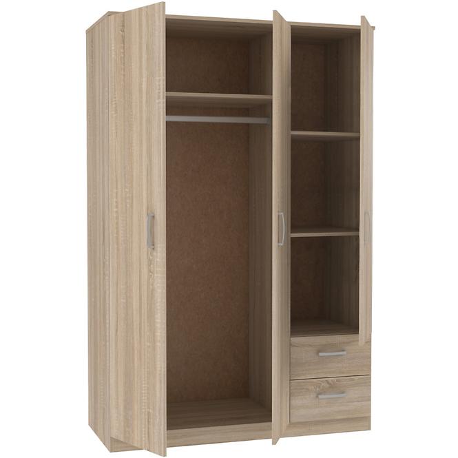 Schrank Niko 123cm Eiche Sonoma