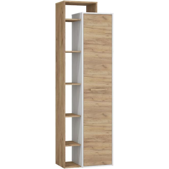 Schrank Rio 64cm Eiche Craft Weiß/Golden