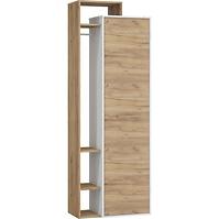 Schrank Rio 72cm Eiche Craft Weiß/Golden