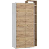 Schrank Rio 105cm Eiche Craft Weiß/Golden P2D