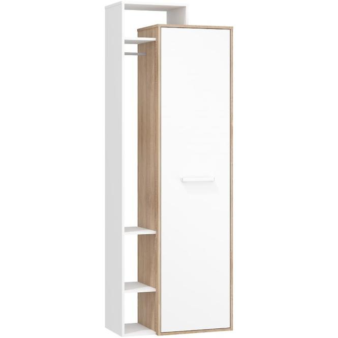 Schrank Rio 72cm Eiche Sonoma/Weiß L1D