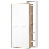 Schrank Rio 105cm Eiche Sonoma/Weiß P2D