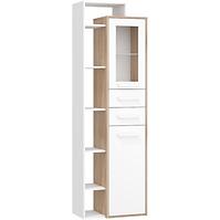 Vitrine Rio 64cm Eiche Sonoma/Weiß L1D2S