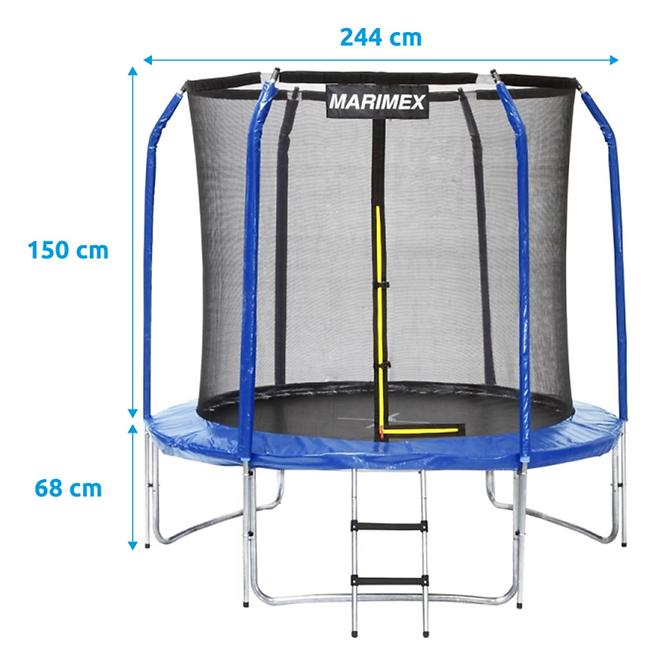 Trampolin mit Leiter Marimex 244cm - 2021