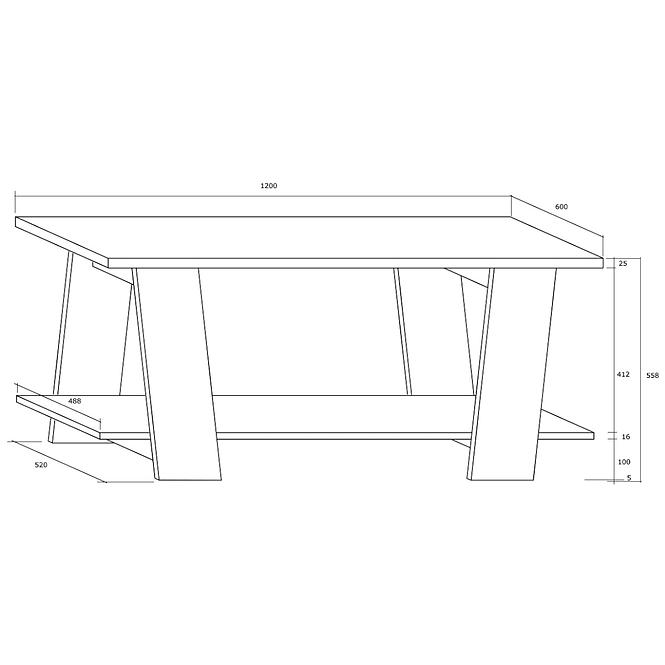 Couchtisch Via Craft Weiß