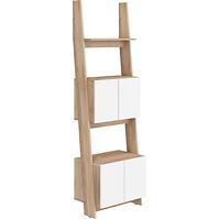 Regal Rack 60cm 2D Eiche Sonoma/Weiß