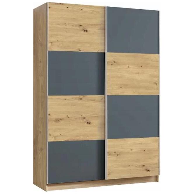 Schrank Alfa 3 150cm Dub Artisan/Graphit