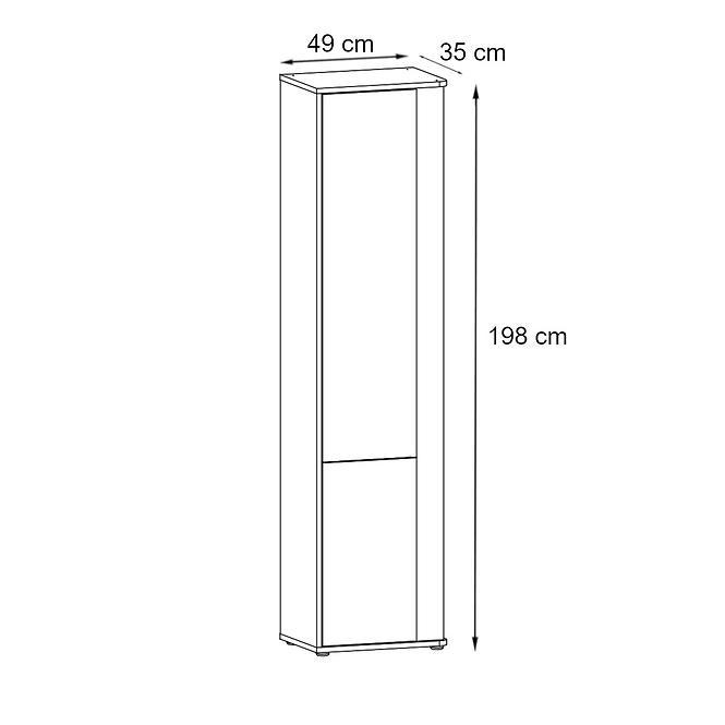 Schrank Vivero 49cm Grey/Artisan