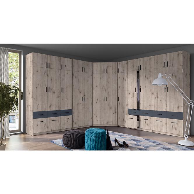 Schrank Snow 01 1-D Wellington/Grafit