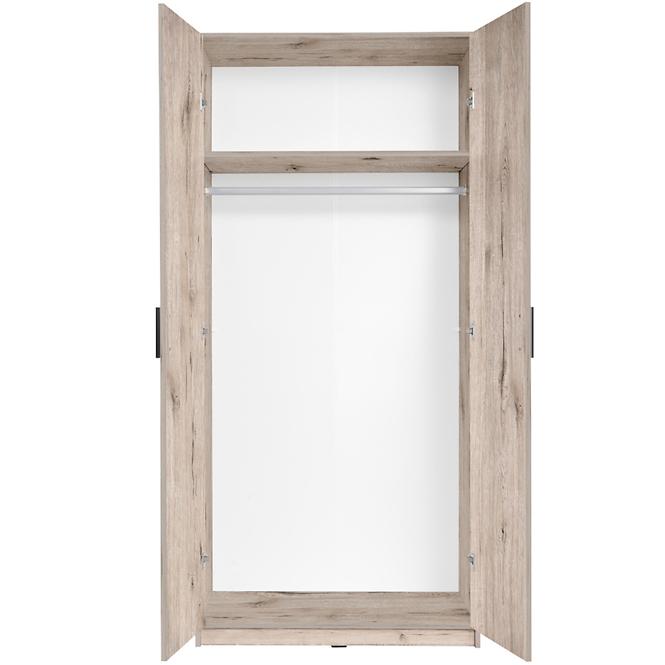 Schrank Snow 02 2-D Wellington/Grafit