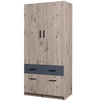 Schrank Snow 03 2-D 4-S Wellington/Grafit