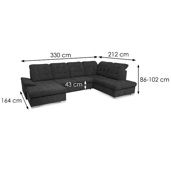 Ecksofa Noxin L Alfa 21