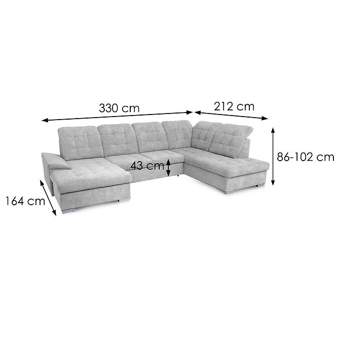 Ecksofa Noxin L Alfa 17