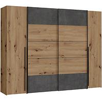 Schrank Narago 3 270cm Eiche Artisan/Beton