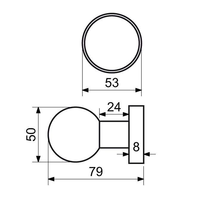 Edelstahlbeschläge rk.1901.fix.n