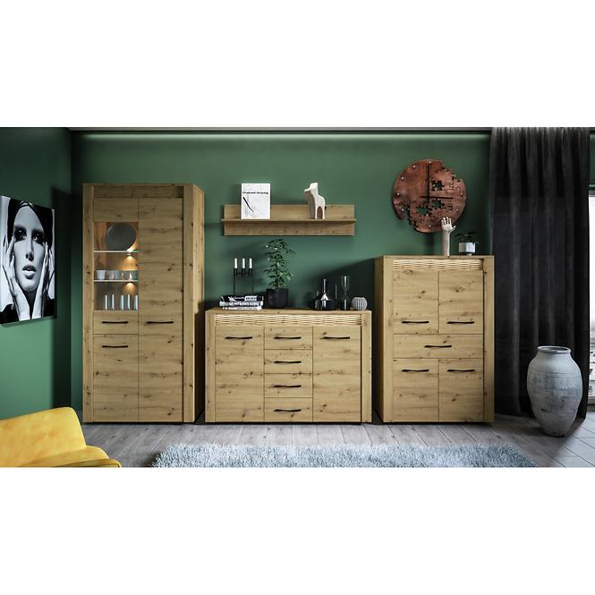 Schrank Artis 01 92cm Eiche Artisan