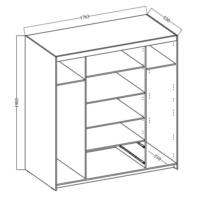 Schrank Elena 4d Lefkas