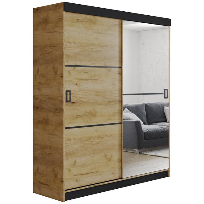 Schrank Retro 2l Zrcadlo 138 Goldkraft