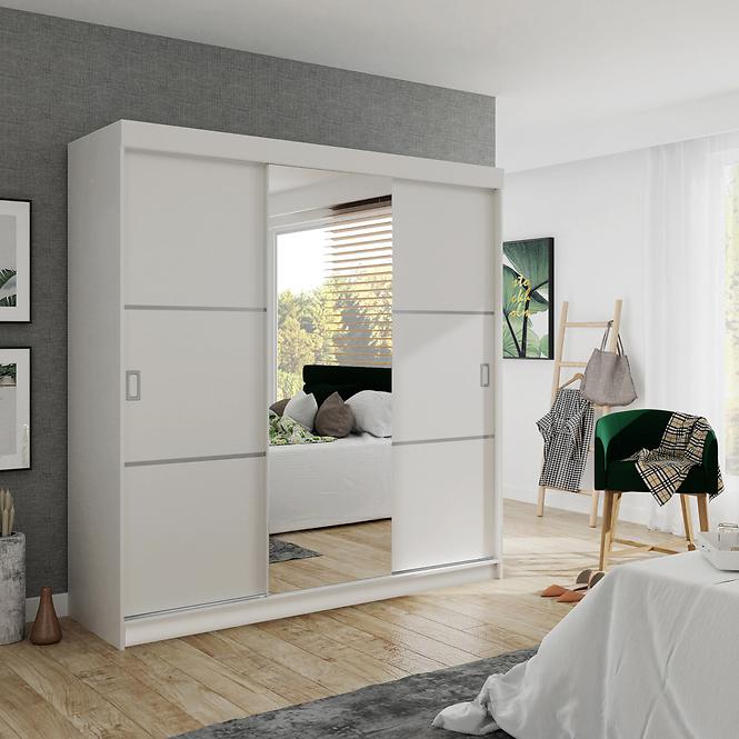 Schrank Bill 3 200 Weiß