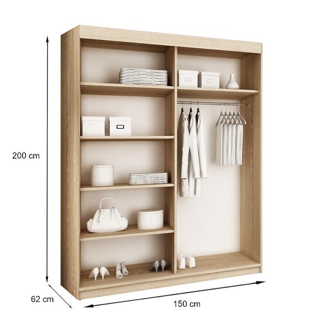 Schrank Top 25 Plus 150 Weiß