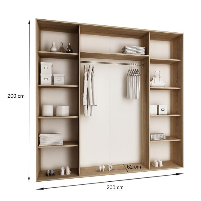 Schrank Top 25 Plus 200 Weiß