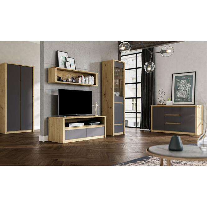 TV Tisch Malta Eiche Artisan/Grey