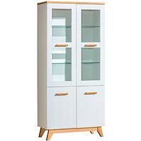 Vitrine Sven 2d2w 85cm Eiche Nash / Andersen Kiefer