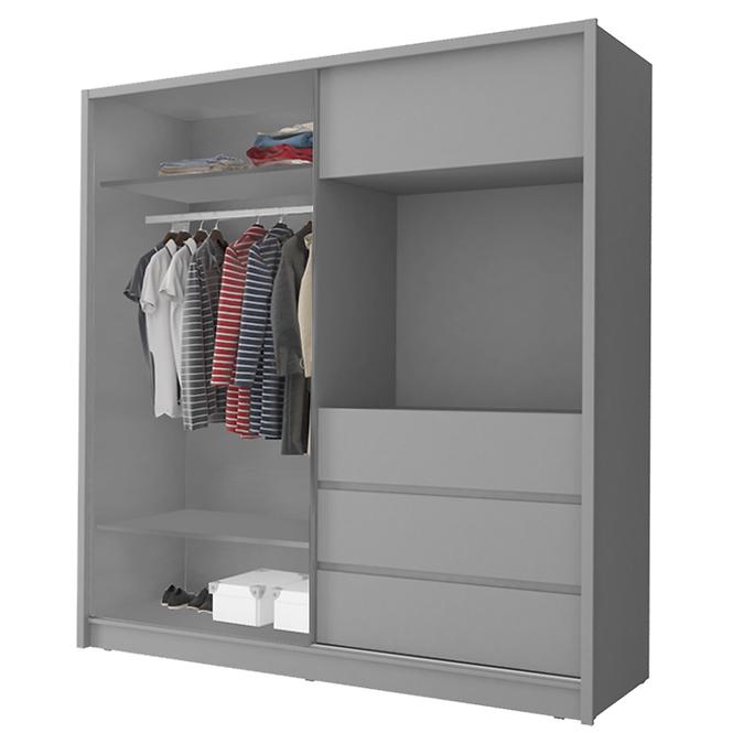 Schrank Tv 200cm Graphit/Spiegel