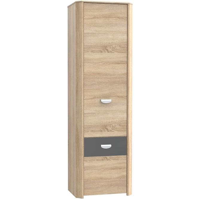 Schrank Yoop Yps71 58,8cm Eiche Sonoma/Grau