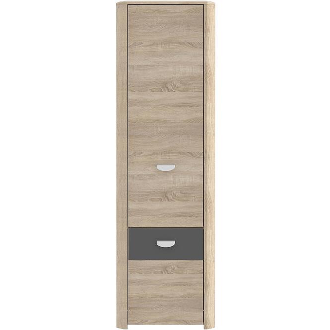 Schrank Yoop Yps71 58,8cm Eiche Sonoma/Grau