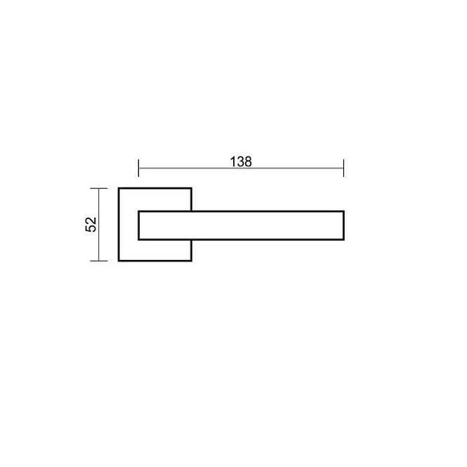 Türgriff Heavy Fit R67F chrom