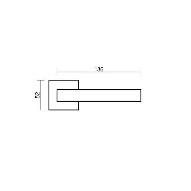 Türgriff Lima Fit R67F schwarz