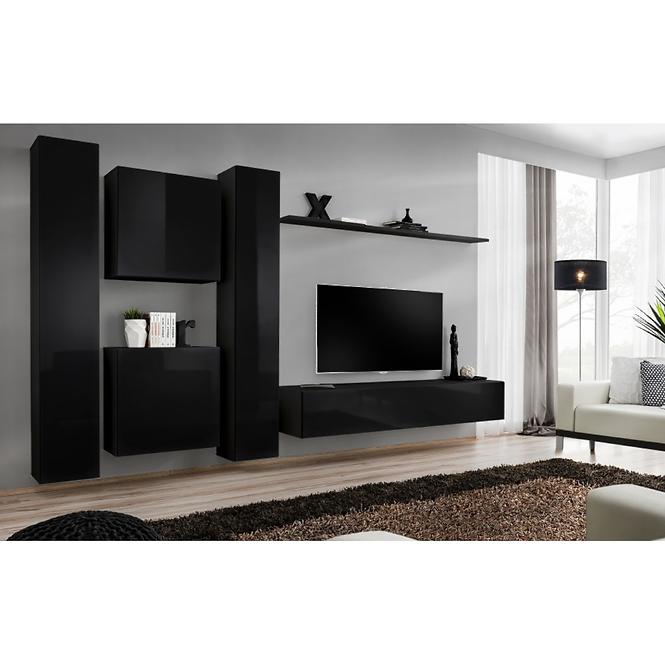 Hängender Schrank Switch SW1 Schwarz