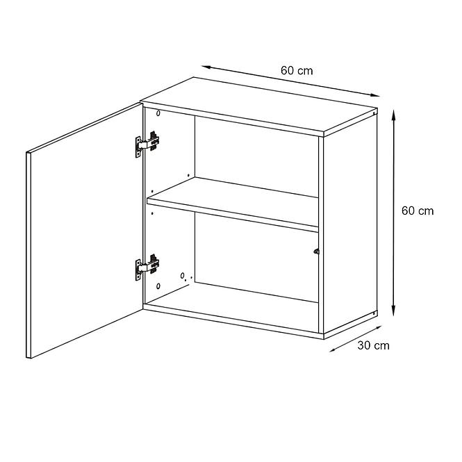 Hängender Schrank Switch SW3 Weiß