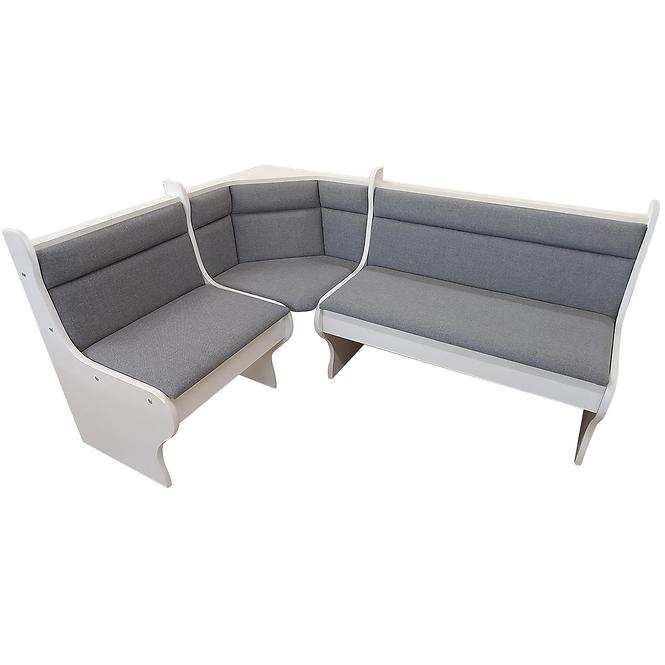 Ecksofa Merkury II Weißes/ Boss 15