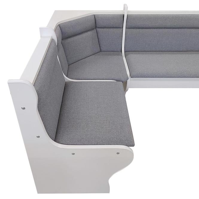 Ecksofa Merkury II Weißes/ Boss 15