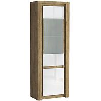 Vitrine Livinio L4 Ribbeck/weiß glänzend