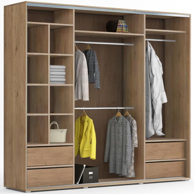 Schrank Jagoda A31 250 Spiegel Craft Golden