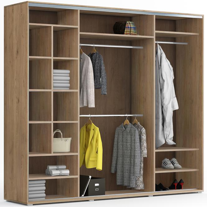 Schrank Jagoda A31 250 Spiegel Craft Golden