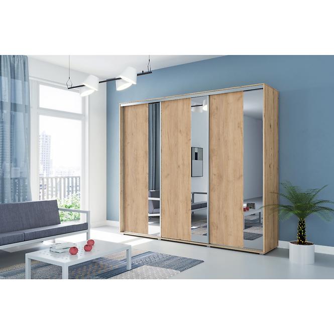 Schrank Nadia A29 250 Spiegel Craft Golden