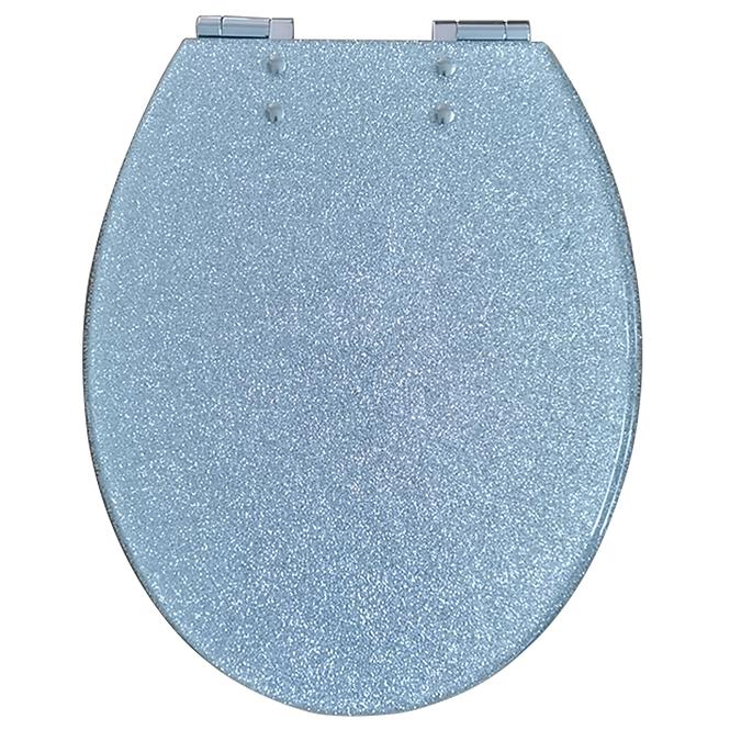 WC-Sitz SILVER GLITTER