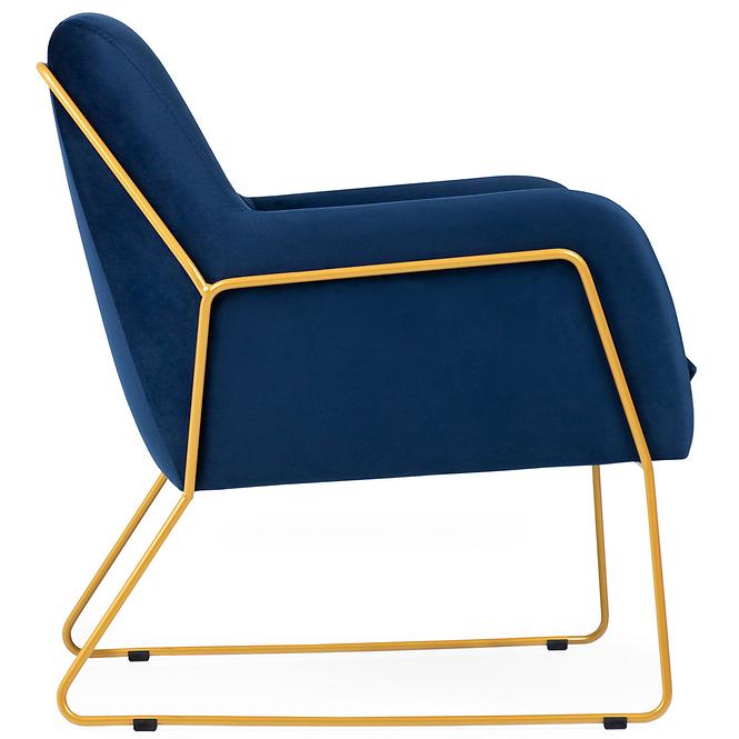 Sessel Milan Bluvel 86/golden