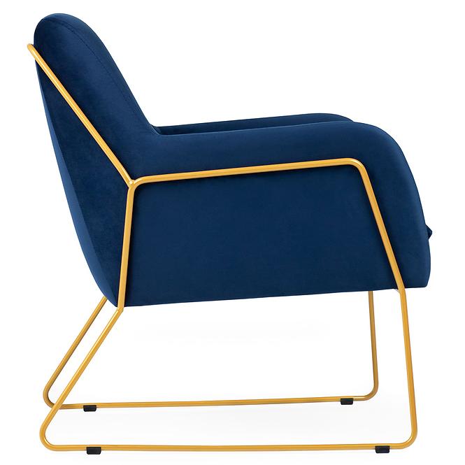 Sessel Milan Bluvel 86/golden